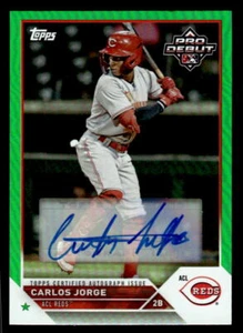 Carlos Jorge 2023 Bowman #PPA-JW Prospects Autographs Green #69/99 - Picture 1 of 2