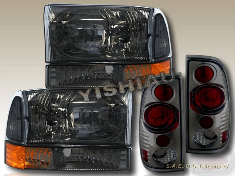 Faros de humo y luces traseras de esquina y humo Ford F250/350 Super Duty 1999-2004 Foto 1 de 1