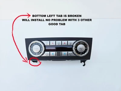 OEM 2005 2006 2007 2008 Mercedes SLK280 SLK300 AC Heater Climate Control Panel - Image 1 of 4