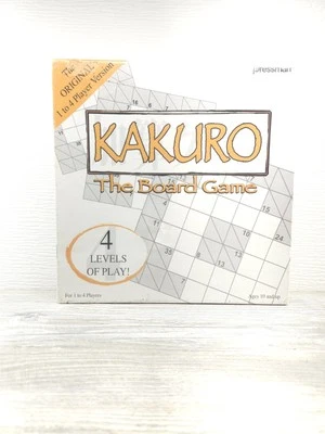 Kakuro Board Game Pressman New Sealed 2006 - Image 1 of 2