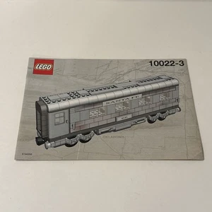 Lego 9V Santa Fe Cars 10022-3 Dining/Observation Car INSTRUCTIONS ONLY #4194356 - Picture 1 of 3