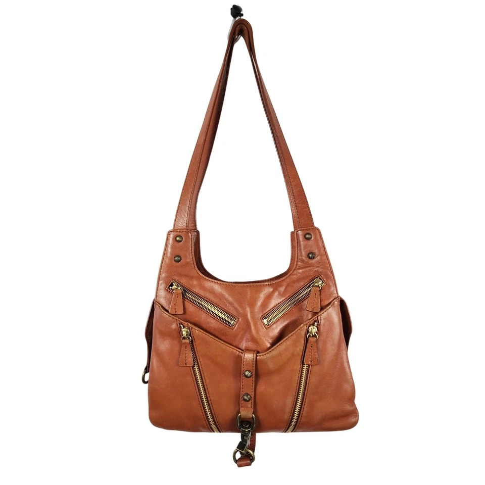 Botkier Vintage Trigger Satchel Shoulder Handbag Brown  Leather - Rare 💎💼👜 - Image 1 of 4