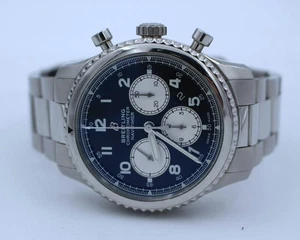 Breitling Navitimer Herren Edelstahl Automatik 8 B01 AB0117131B1A1 Verkauf wie abgebildet - Bild 1 von 7
