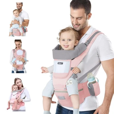 Cargador De Bebes Canguro Mochila Fular Portabebes Cangurera Seguro Ergonómico Foto 1 de 4