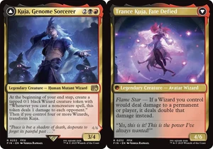 Kuja, Genome Sorcerer // Trance Kuja, Fate Defied - Foil Magic mtg Light Play, E - Picture 1 of 1