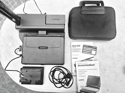 Compaq Contura Aero 4/33C orig. Zubehör-Vollausstattung, funktioniert  - Bild 1 von 4