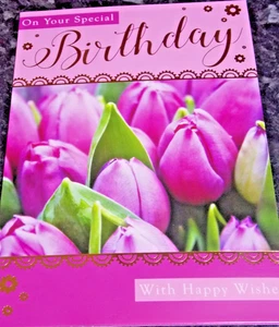Female Birthday Card by Silverline Cards. (CF7) - Picture 1 of 4