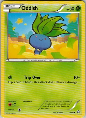 Oddish XY - Ancient Origins 1/98 Normal LP/NM - Image 1 of 2