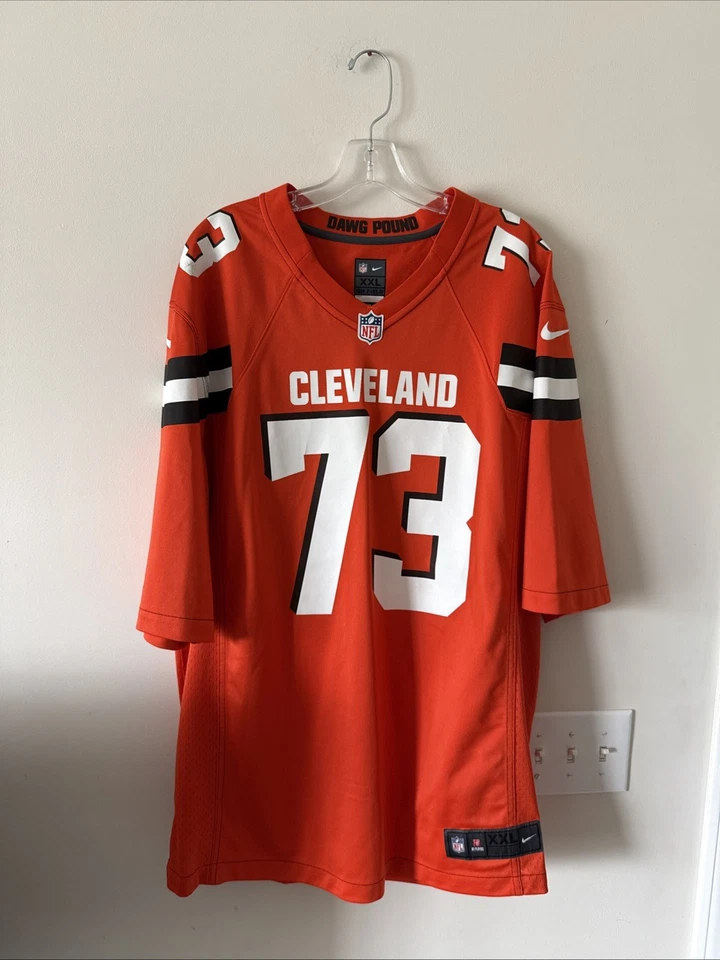 Camiseta deportiva para hombre auténtica Nike Joe Thomas #73 Cleveland Browns talla 2XL - naranja nueva sin etiquetas Foto 1 de 4