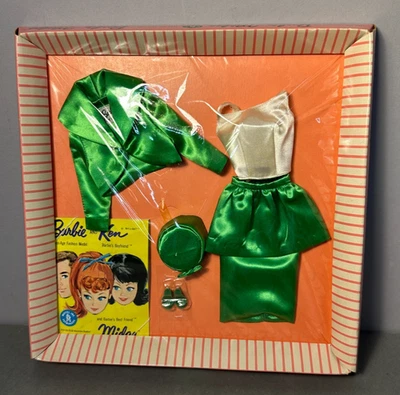 #959 Mattel Barbie Theatre Date (con sombrero) 1963 traje muñeca Barbie vintage en caja original Foto 1 de 4