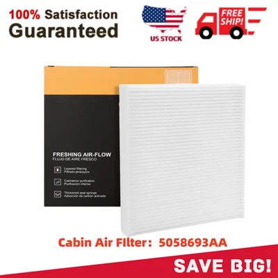 Filtro de ar fresco CA cabine para Chrysler 200 Cirus Sebring Avenger Journey Compas - Imagem 1 de 4