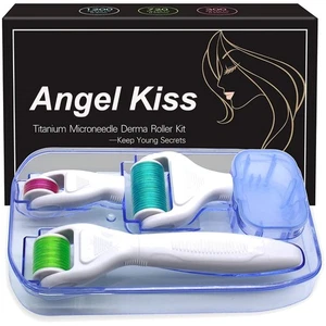 Dermaroller Kit Gesicht Körper 4-in-1 Titan Mikronadel-Set - Bild 1 von 1