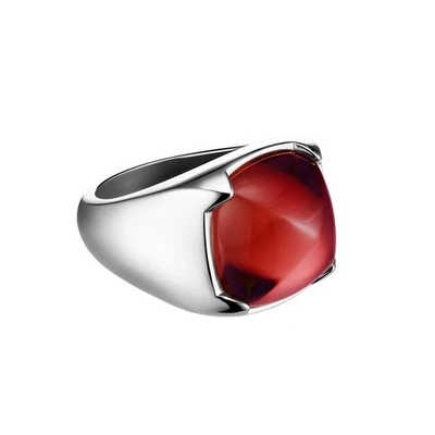 Baccarat 'Medicis' Red Crystal Ring Size 5.5 2803189 - Photo 1/4