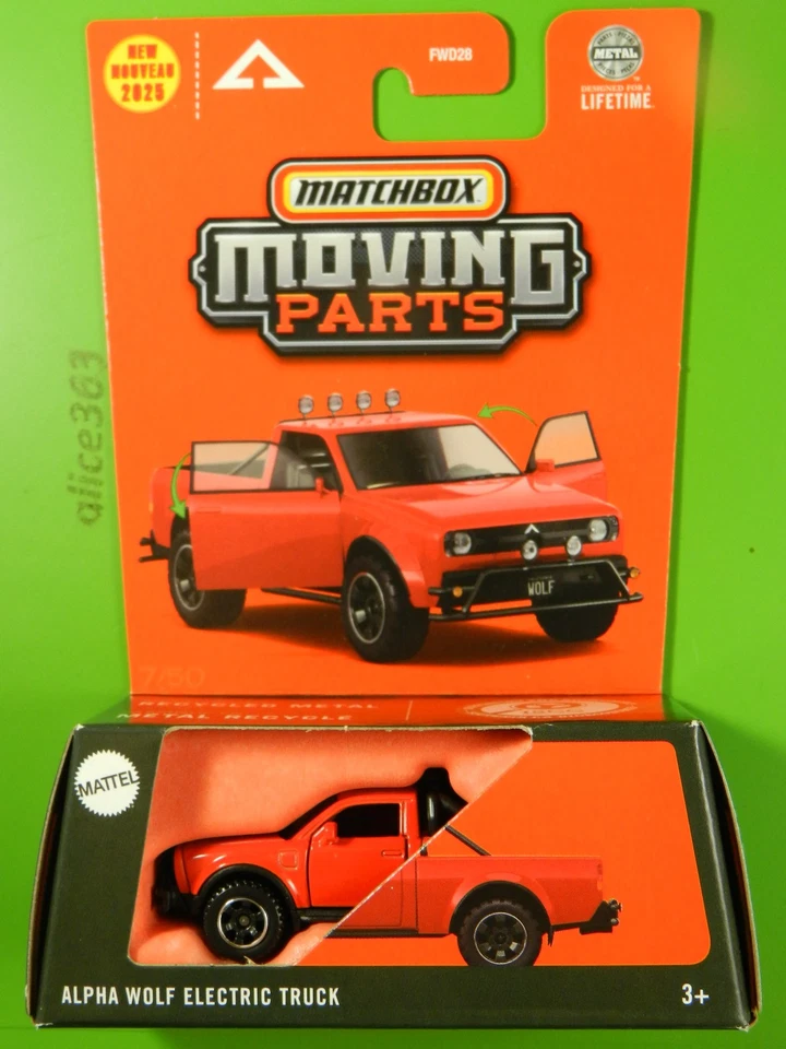MATCHBOX 2025 - Parti Mobili - Alpha Wolf Camion Elettrico - 7 - Nuovo In OVP - Immagine 1 di 1