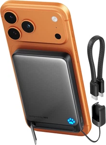 Power Bank Magnetico, 45W 10000Mah Mini Power Bank, Certificato Qi2, Caricabatte - Foto 1 di 12