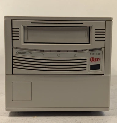 Quantum SDLT 600 External Tape Drive TR-S34BX-YF LVD - Image 1 of 4