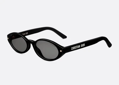 Christian Dior DIORPACIFIC R1I Black Dark Grey Lens Women Sunglasses AUTHENTIC - Image 1 of 4