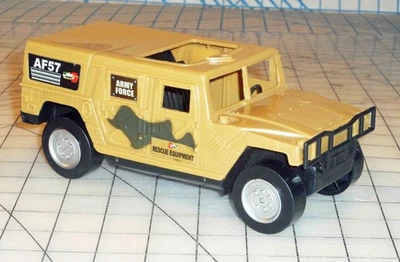 Boneco de ação Army Force AF57 Humvee Hummer veículo brinquedo plástico soldados G - Imagem 1 de 4