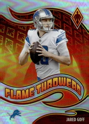 2021 Panini Phoenix #FT-23 Jared Goff Flame Throwers - Image 1 of 2