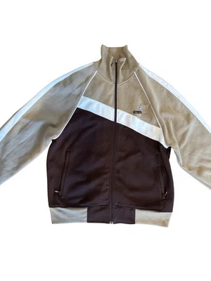 Volcom V Line Full Zip Men’s Medium Tan/Brown Retro Pattern - Image 1 of 4