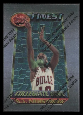 1994-95 Finest #252 B.J. Armstrong Chicago Bulls - Image 1 of 2