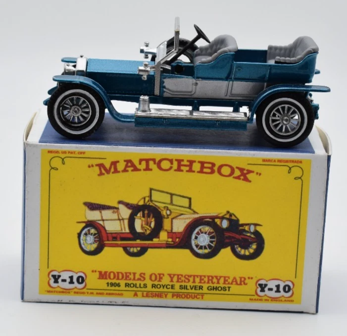 Matchbox MoY Yesteryear Y10 1906 Rolls Royce Silver Ghost. Code 3 modèle... - Photo 1/4