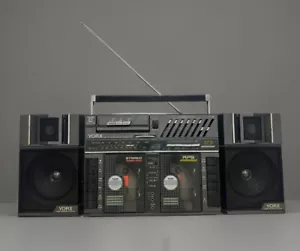 YORX Modello BP1000 Raro Lettore 3 Cassette Registratore AM/FM Boombox Distacca Altoparlanti - Foto 1 di 12
