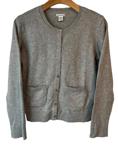 Amazon Essentials Cardigan Girls XXL 11-12 Years Gray Long Sleeve Pockets NEW - Picture 1 of 9