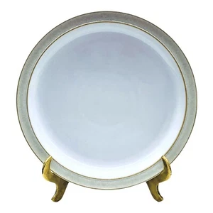 Denby Langley LINEN White Tan Stoneware Salad Plate CHOICE - Picture 1 of 8