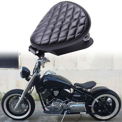Base de resorte de asiento Bobber Solo para motocicleta Yamaha V-Star 250 650 950 1100 1300 Foto 1 de 4