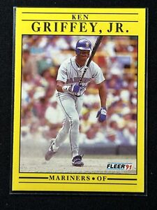 1991 Fleer Ken Griffey, Jr. #450b Seattle Mariners