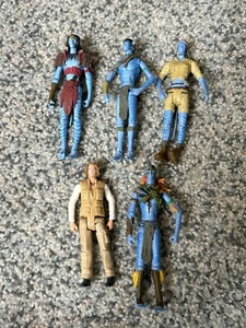 Lot of 5 Mattel 2009 James Cameron Fox Avatar Figures Jake, Grace, Eytukan+ - Picture 1 of 9
