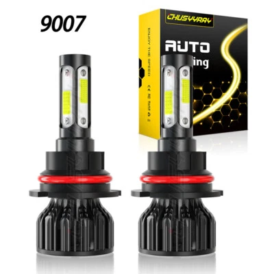 Para Chrysler Sebring 1996-2006 2X 6000K 4 LADOS Faro Bombilla de haz alto bajo Foto 1 de 4