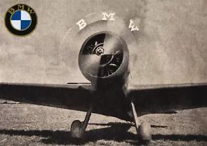 Póster de aviación vintage alemán BMW Motors Bayerische Motoren Werke - Imagen 1 de 1