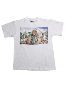 Vintage Stafford Blaine T.E. Breitenbach Art Graphic T Shirt Sz Medium - Picture 1 of 16
