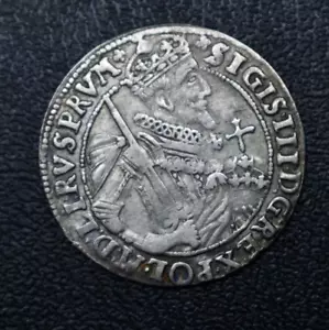 1/4 Thaler, ORT 1623 Poland, king Sigismund III, Ort Koronny - Picture 1 of 2