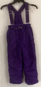 32 Degrees Purple Weatherproof Suspender Snow Pants Youth Size XS 5/6 NEW - Picture 1 of 8