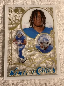 2022 Panini Illusions Jameson Williams RC King of Cards #KC-20 Rookie Lions - Bild 1 von 2