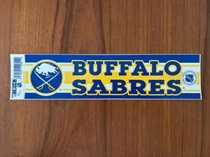 Vintage TRENCH 90’s BUFFALO SABRES Bumper Sticker 12” Decal NHL Ice Hockey - Bild 1 von 4
