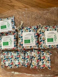 Naturally Activated Bamboo Charcoal Air Purifying Bag Floral- SET of 10 - Picture 1 of 3