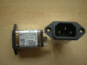 3 amp IEC mains filter 50/60hz 110-250 volt EMI/RFI 3EEB1 Made by Corcom Z1050 - Picture 1 of 1