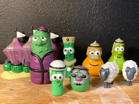Big Idea 1998 VeggieTales Dave and the Giant Pickle Playset Pick & Choose Figure Cover