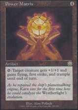 MTG-1x-Heavy Play, English-Power Matrix-Mercadian Masques