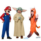 Kinder Baby Yoda Super Mario & Luigi Kostüm Cosplay Halloween Karneval Kleidung