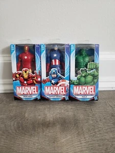 Lot of 3 Marvel Action Figures 6” Captain America, Hulk, Ironman - Picture 1 of 5