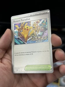 Paradise Resort 2024 SV-P World Championships Promo Italian Pokemon Card - Picture 1 of 2