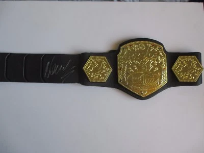CINTURÓN CAMPEONATO DE JUGUETE WANDERLEI SILVA FIRMADO ORGULLO GRAN PREMIO JAKKS CERTIFICADO DE AUTENTICIDAD/DC (UFC) Foto 1 de 2