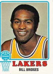 1973-74 Topps Basketball Bill Bridges #174 EX+ LOS ANGELES LAKERS - Picture 1 of 2
