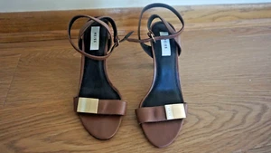 REISS Ada Strappy Heel Sandals SZ.37 - Picture 1 of 6