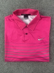 Nike Tiger Woods Dri Fit Men Short Sleeve Vented Golf Polo Shirt Size L Multicor - Bild 1 von 9